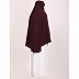 Premium Prayer Hijab -Burgundy Premium Prayer Hijab -Burgundy